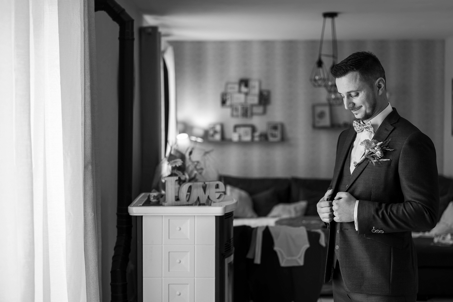 préparation mariée mariage Mégane et Arnaud couple