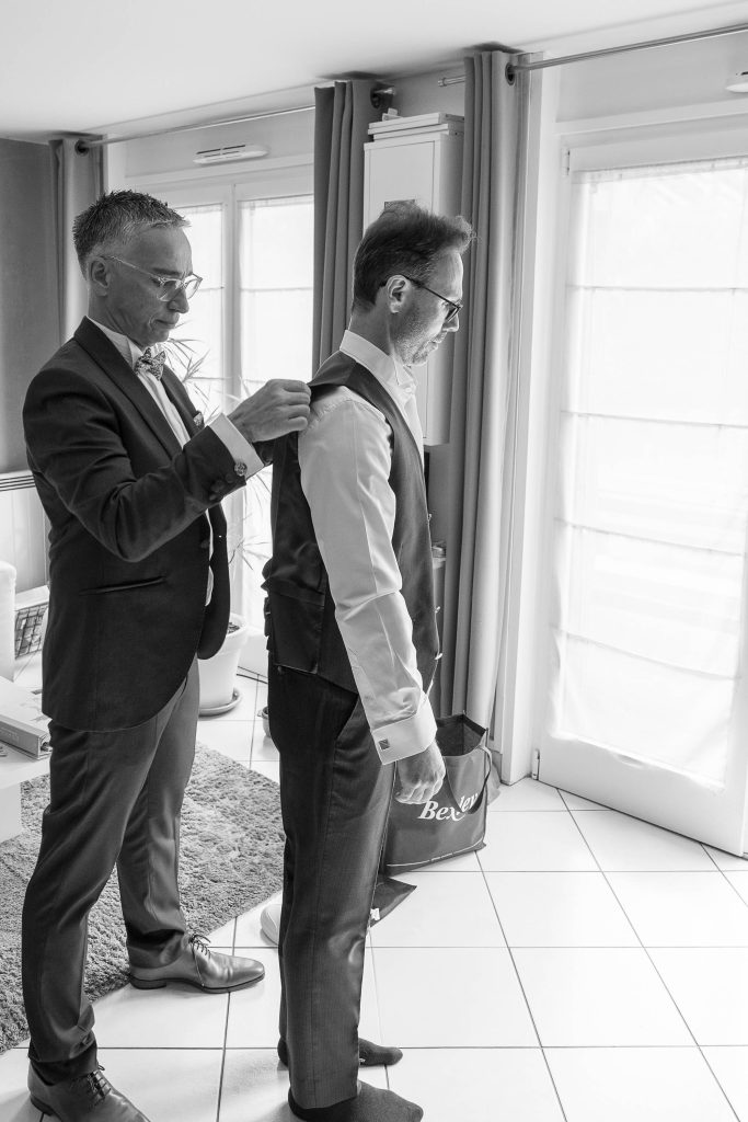 préparation marié mariage Mélanie et Mickael