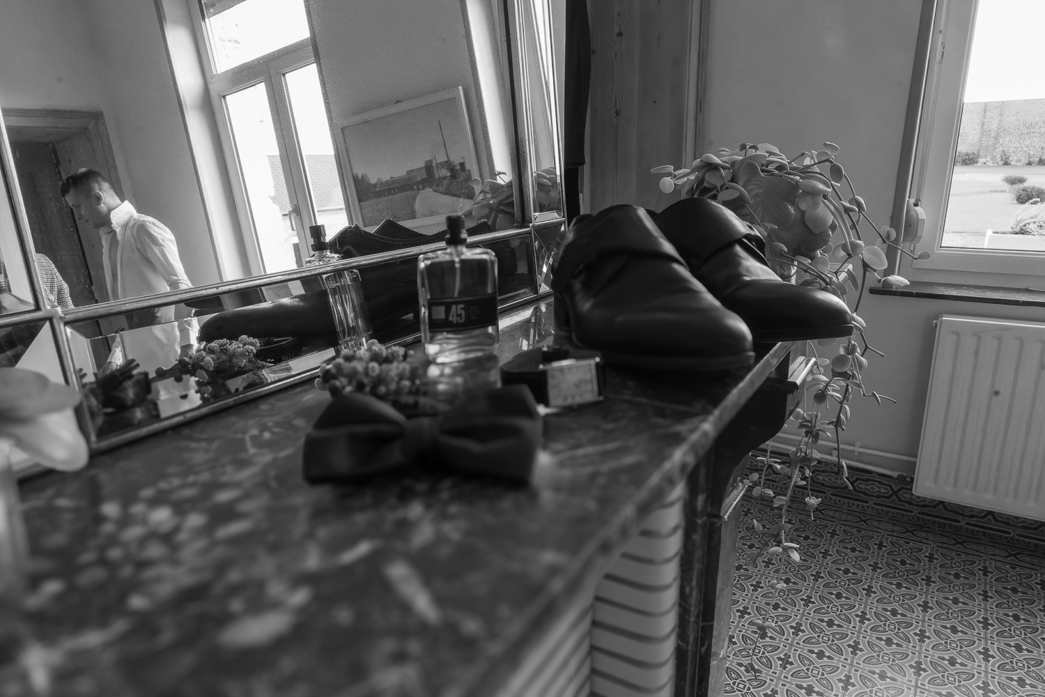 mariage Laure et Pierre préparation marié