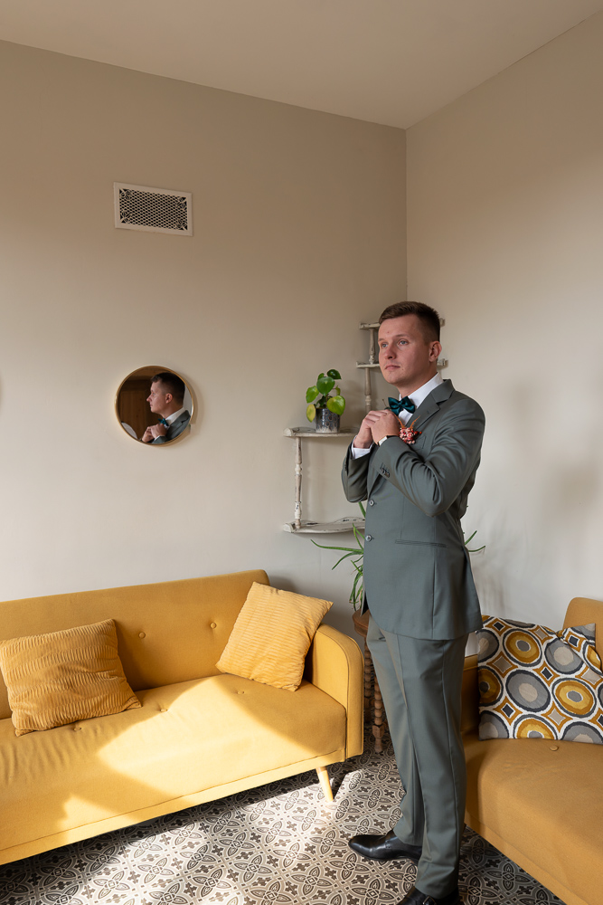 mariage Laure et Pierre préparation marié