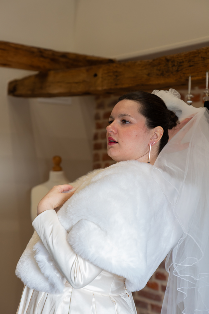 mariage Laure et Pierre préparation mariée